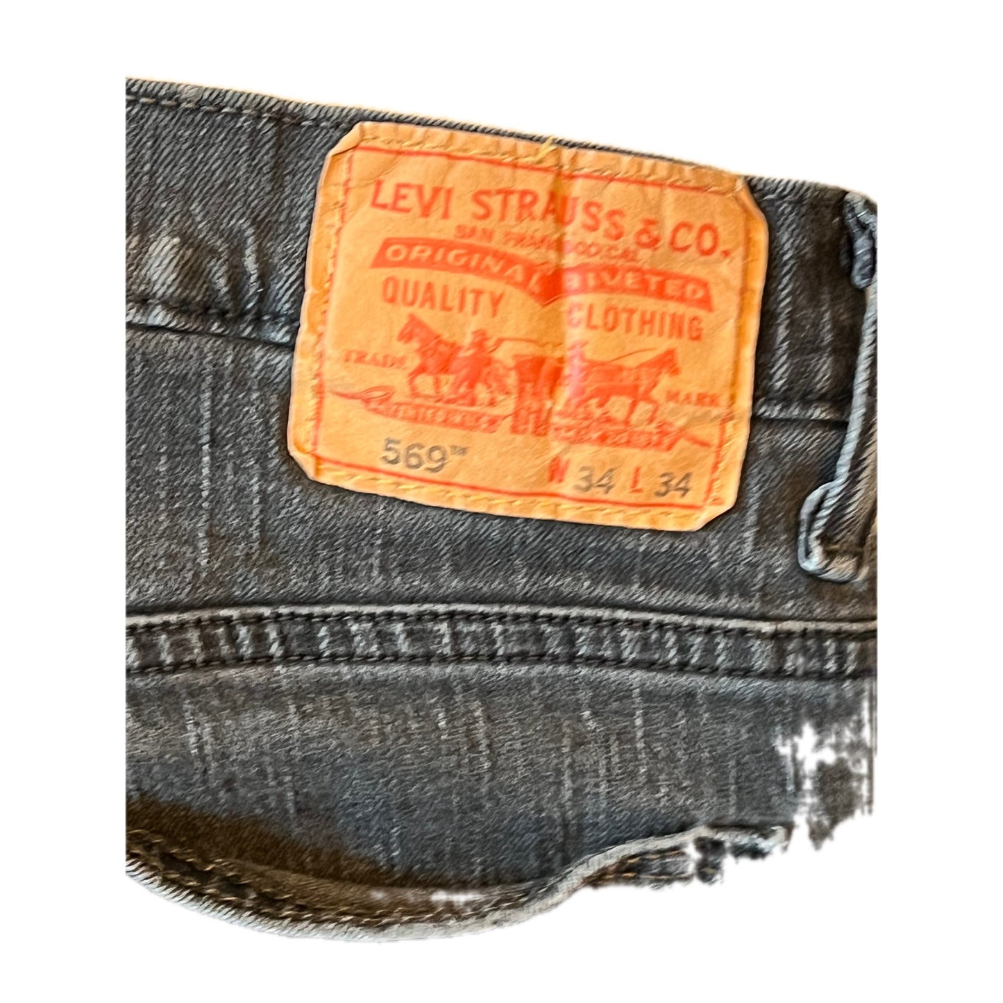 Jeans Levi's 569 Coupe Droite Ample Homme 34x23