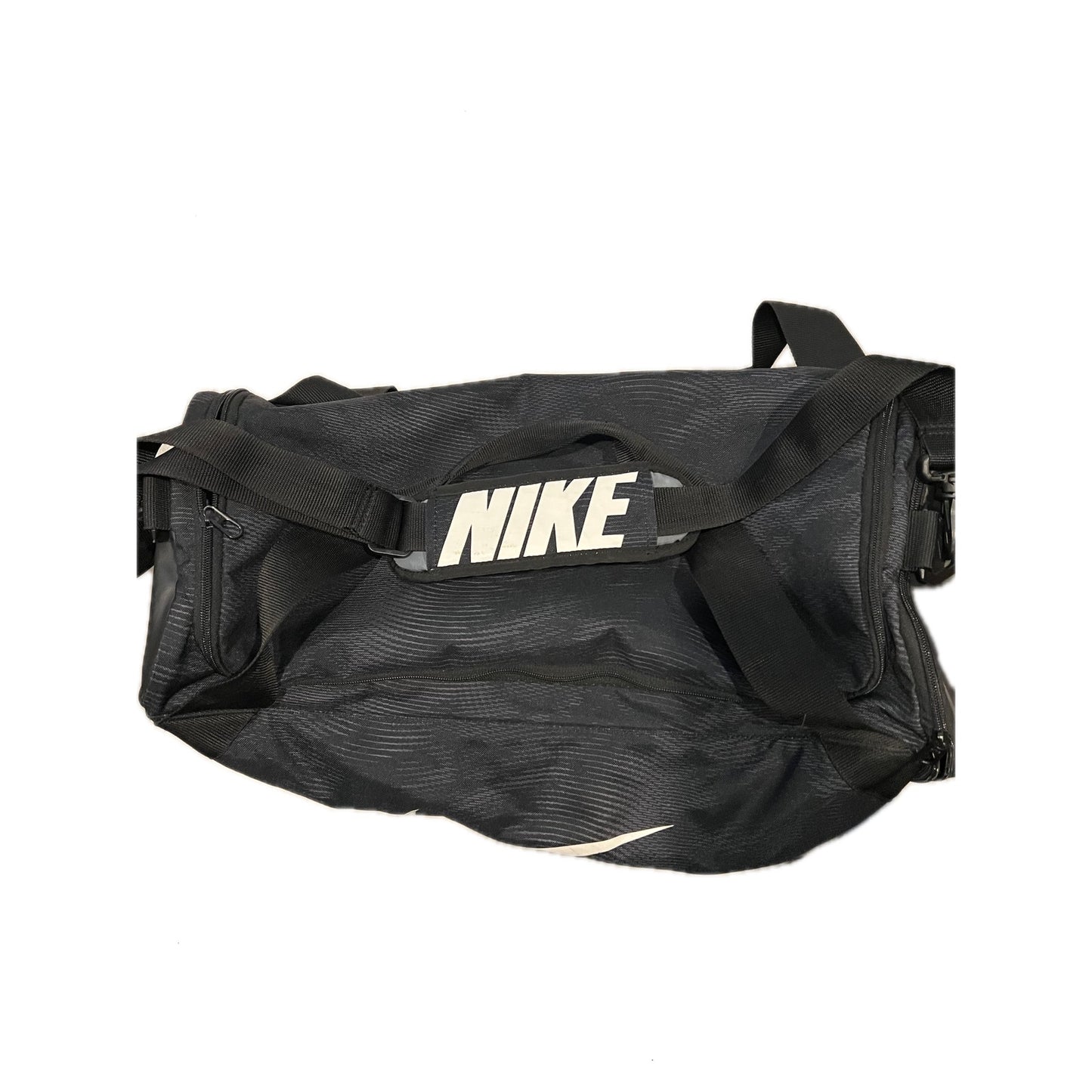 Nike Brasilia Training Duffel Bag Small 41L Striped Black