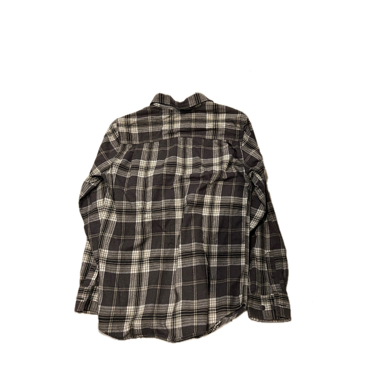 Weatherproof Vintage Gray Flannel Checked Shacket Mens Small
