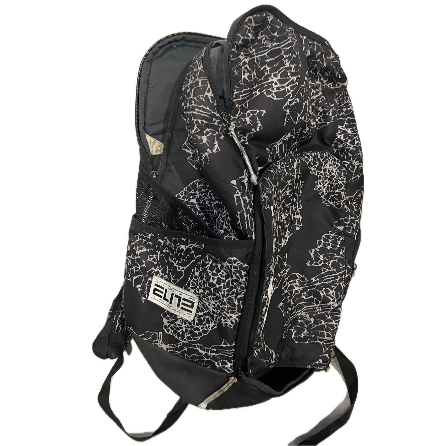 Nike Elite Pro Hoops Basketball Backpack Bag Black White