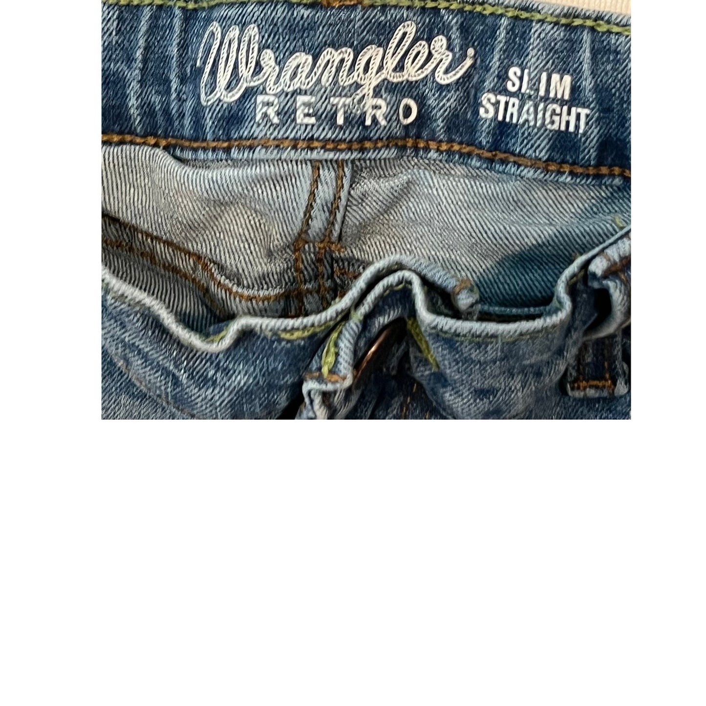 Wrangler Retro Slim Straight Jeans Womans 18 Regular