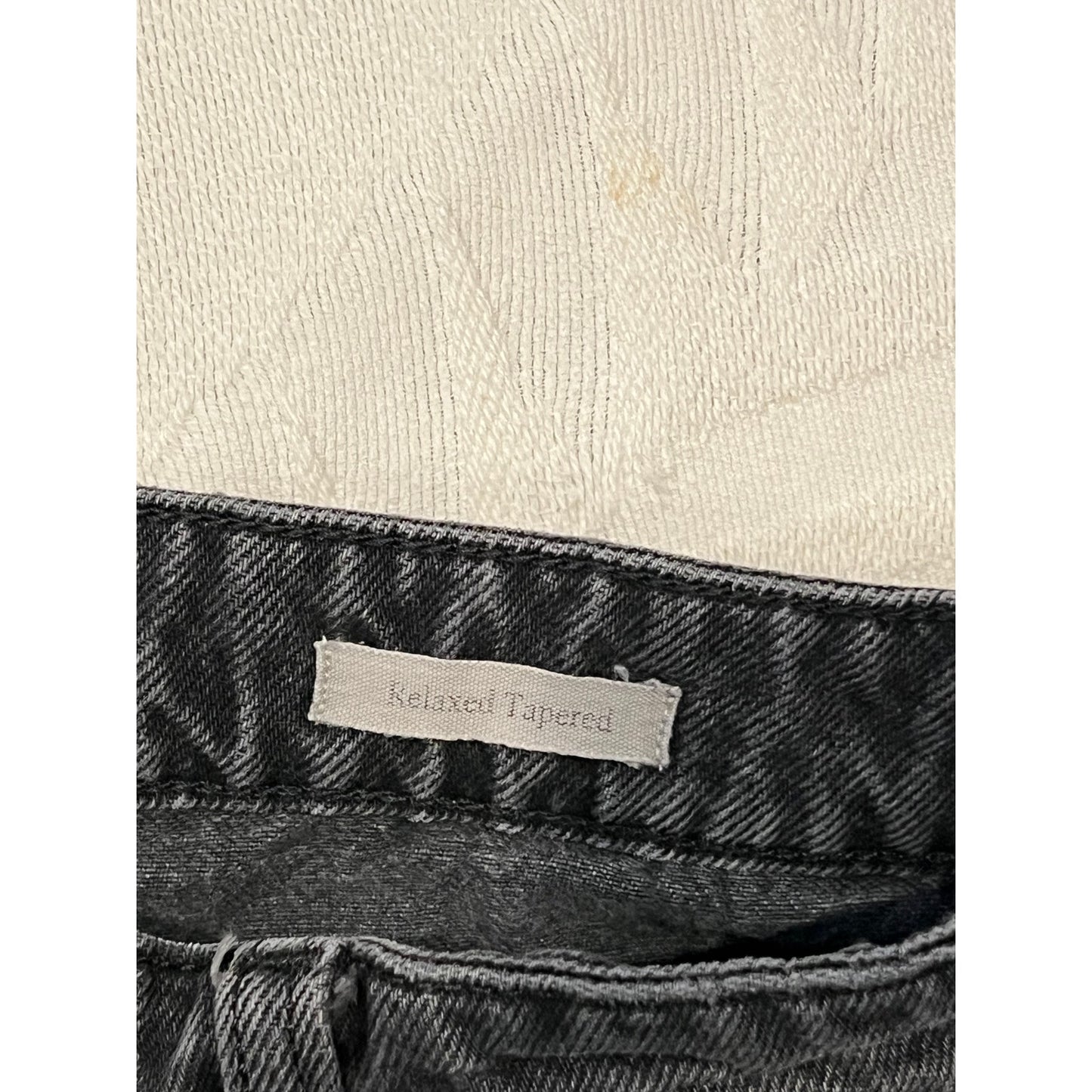 Cotton On Tapered Leg Black Jeans Mens 32x29