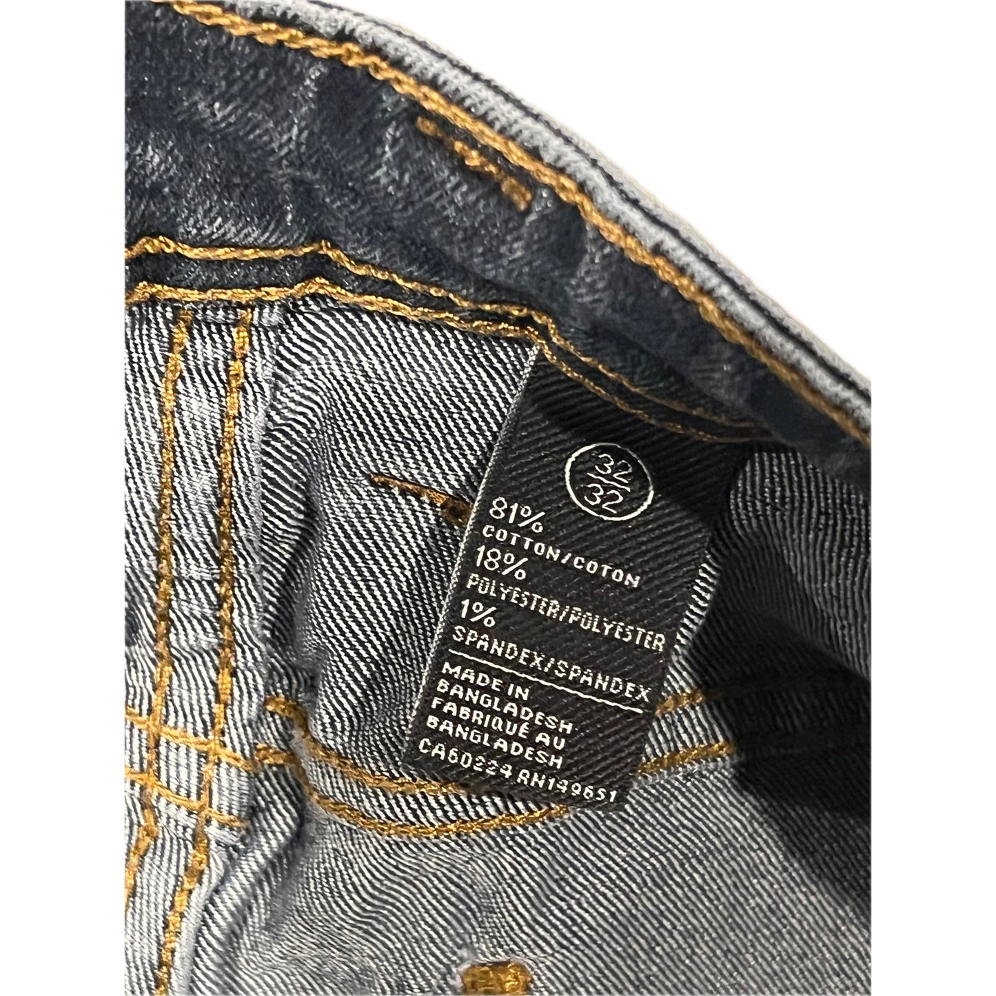 Buffalo David Bitton Slim Straight Blue Jeans Mens 32x32
