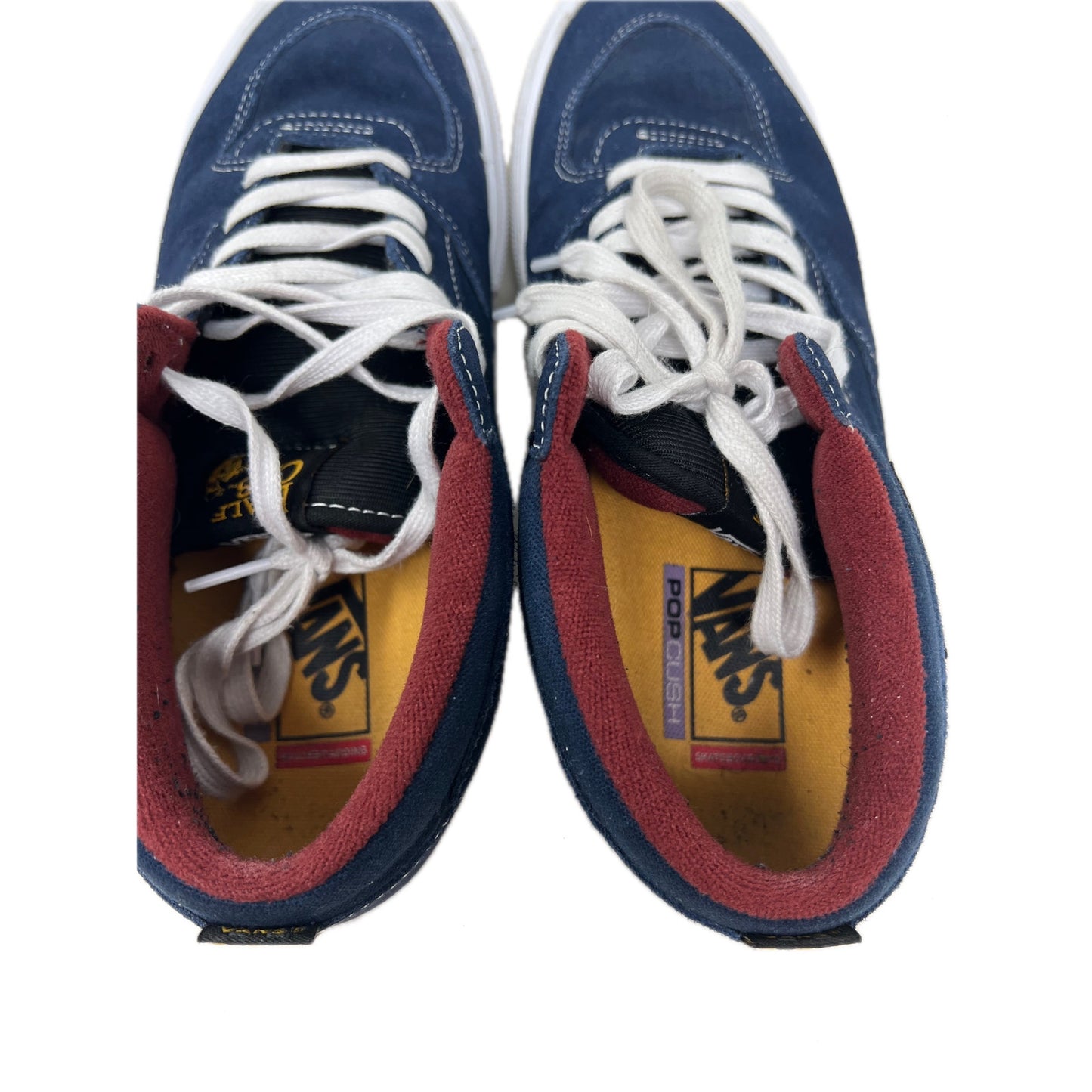 Vans Half Cab Blue Red Skate Shoes Mens 10