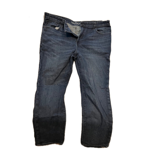 Nautica jeans rectos vintage azules para hombre 38x32