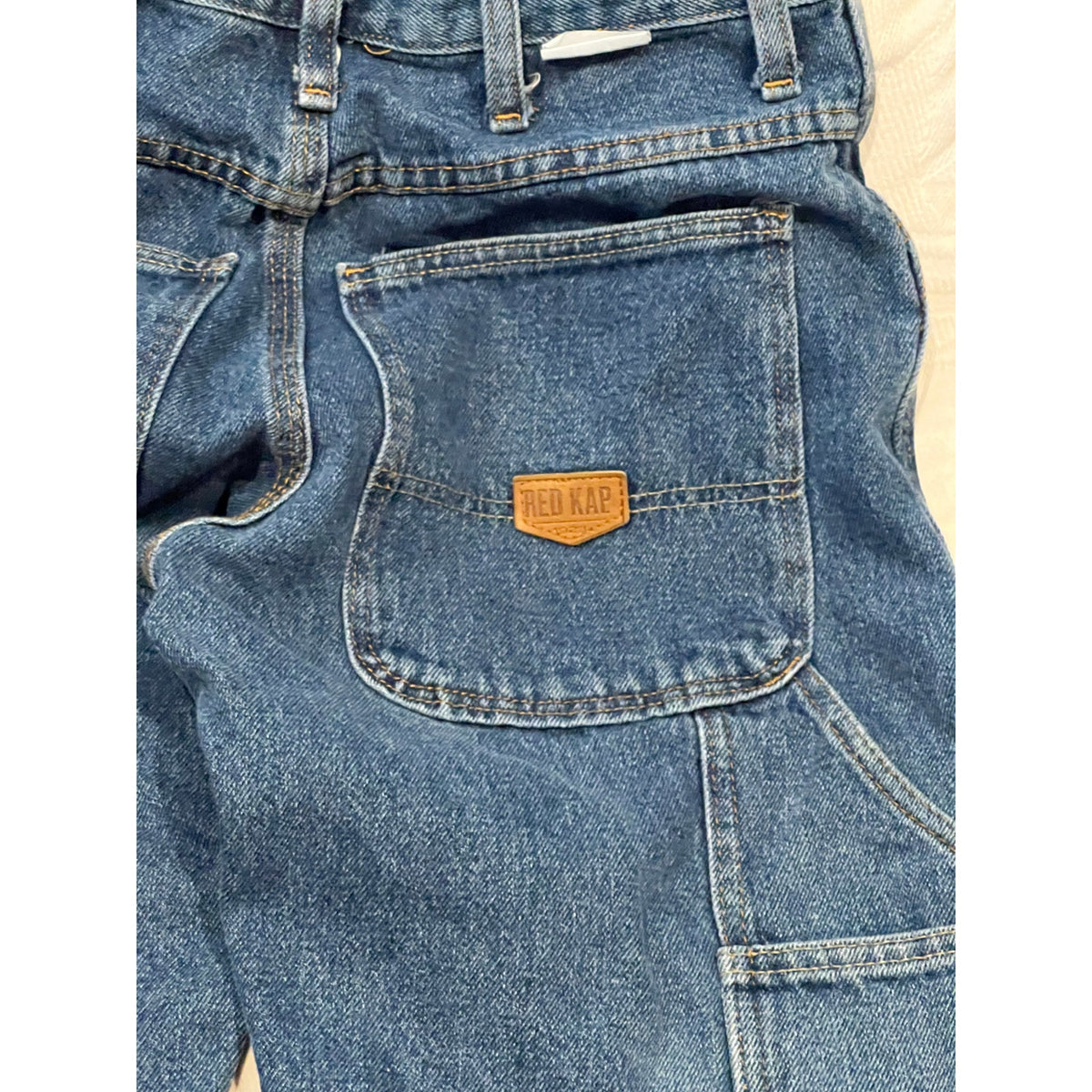 Red Kap Blue Carpenter Jeans Men's 28x28