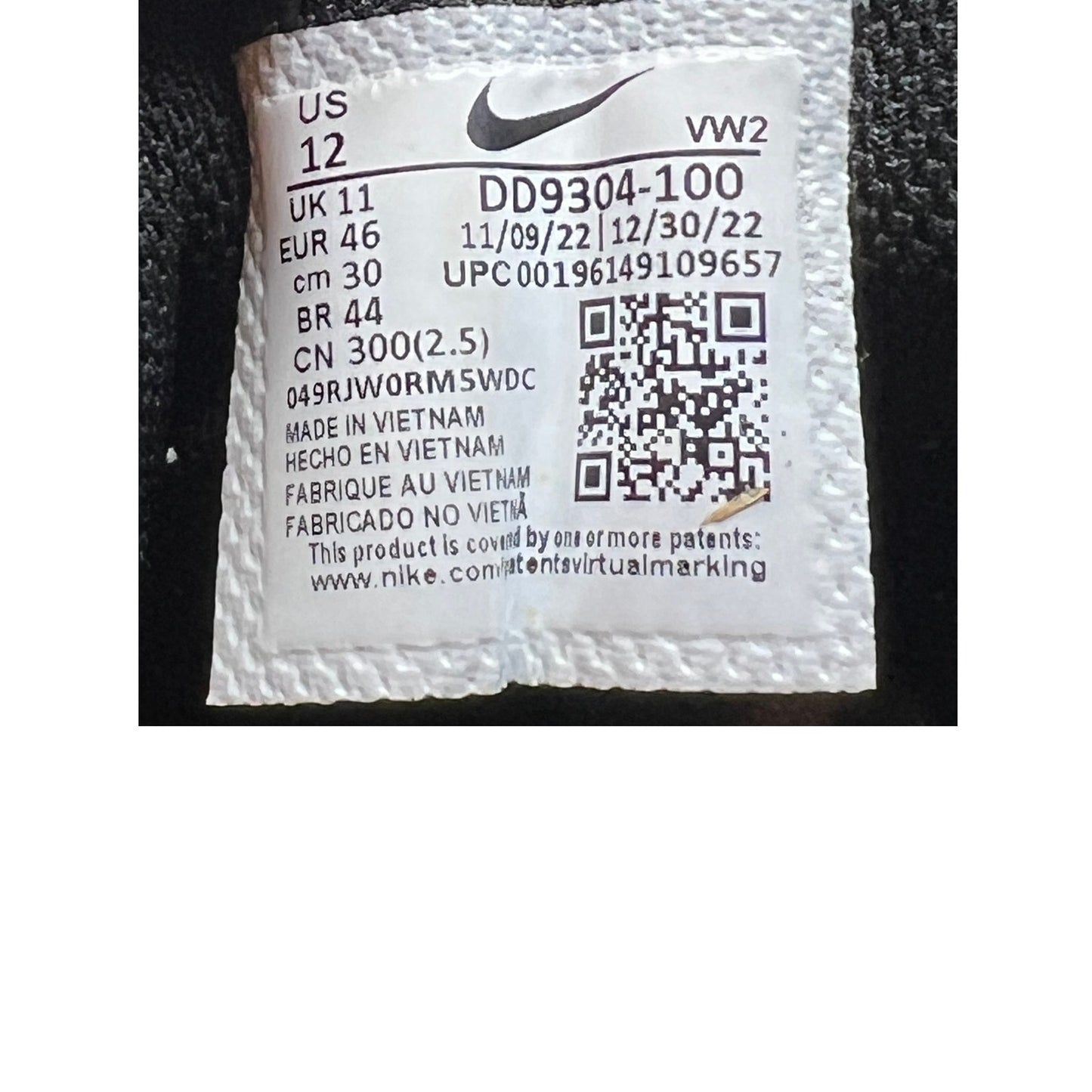 Nike Renew Elevate 3 Pure Platinum BlackRed Sneakers Mens 12