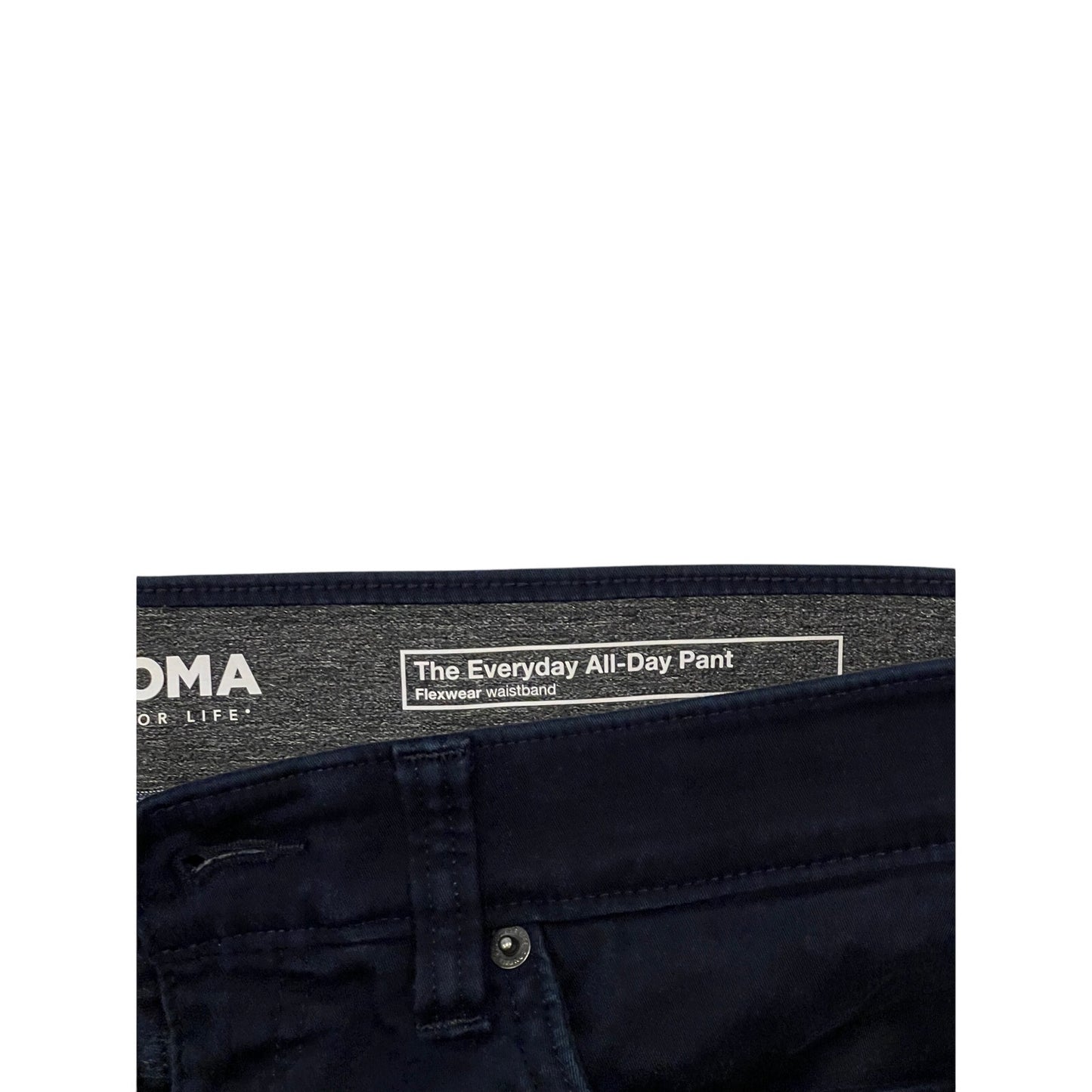 Sonoma Black Everyday Pant Flat Front Chino Pants Mens 32x32