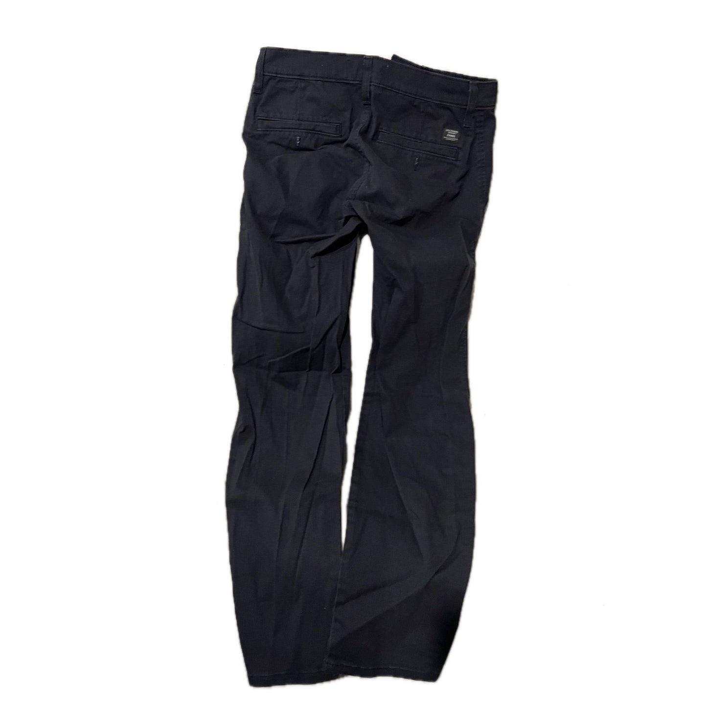 Pantalones chinos rectos de Levi's negros con parte delantera plana 29x30