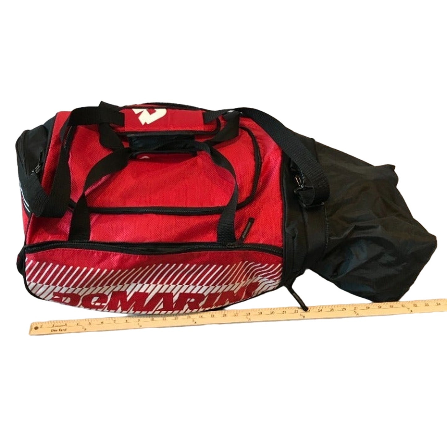 Bolsa de deporte DeMarini rojo/negro 36x18x10
