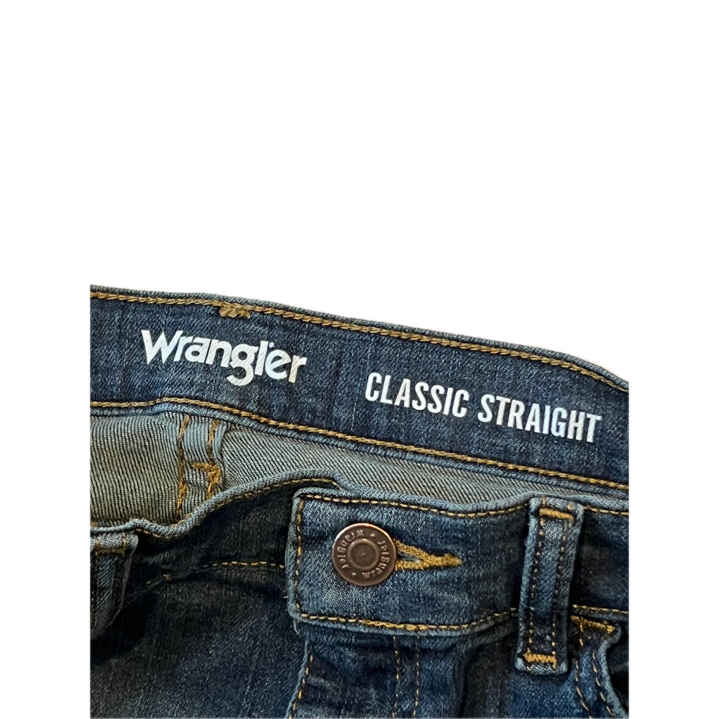 Vaqueros Wrangler Classic de corte recto para mujer, talla 16 Regular