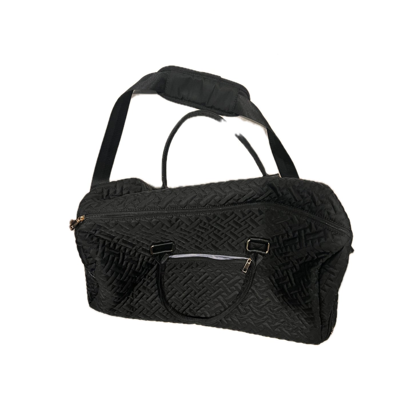 Baverge Travel Weekender Bag 20"x12"x10" Black Duffel Bag