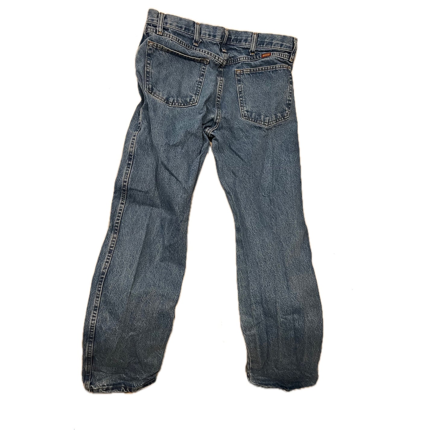 Rustler Blue Straight Leg Jeans Mens 34x32