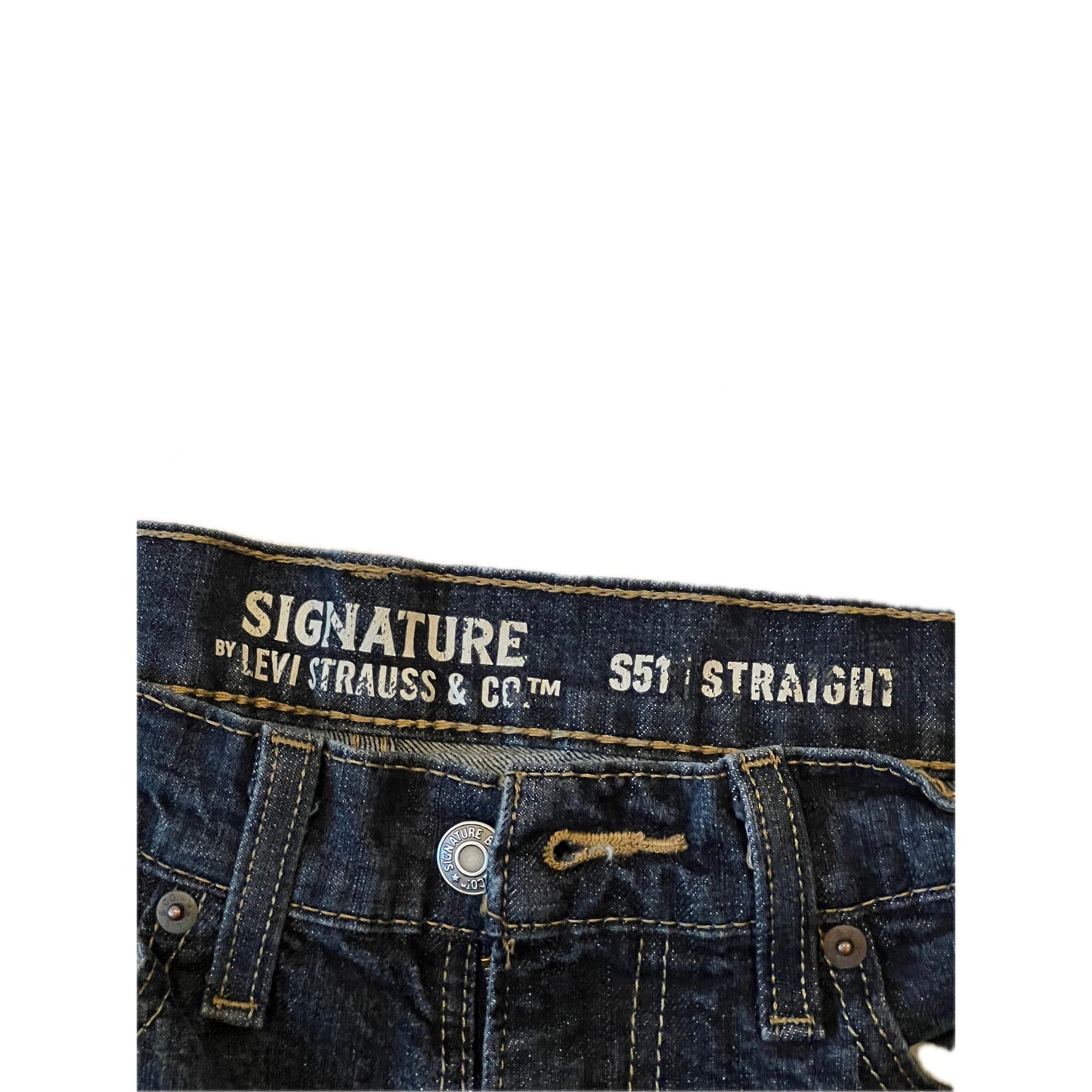 Levi's Signature S51 Straight Jeans Mens 31x30