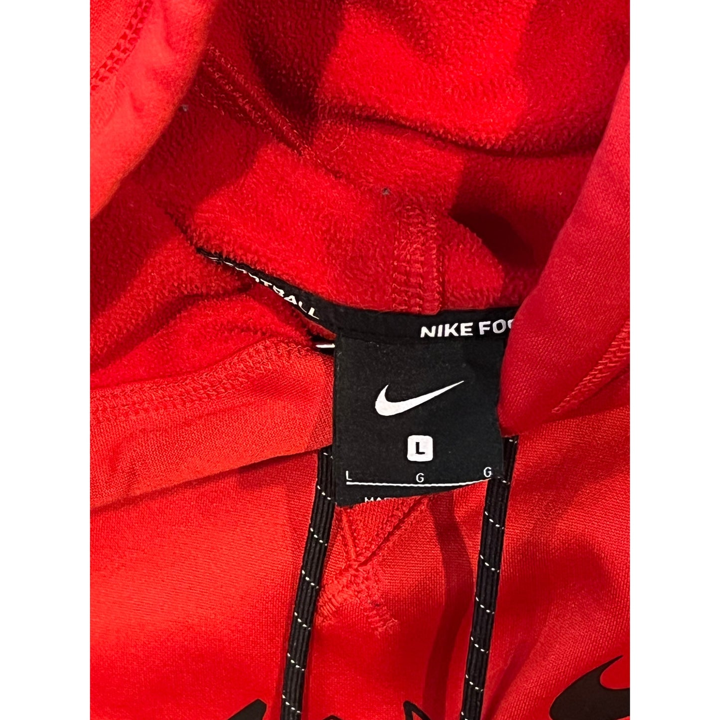 Nike Football Sweat à Capuche Rouge Homme Grande Taille