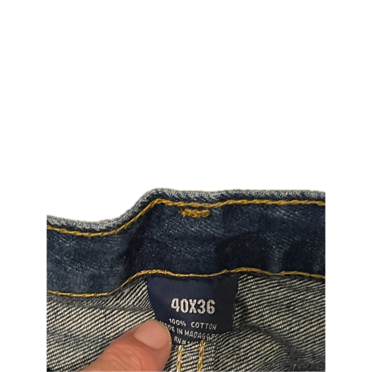 Apply Straight Blue Jeans Mens 40x36
