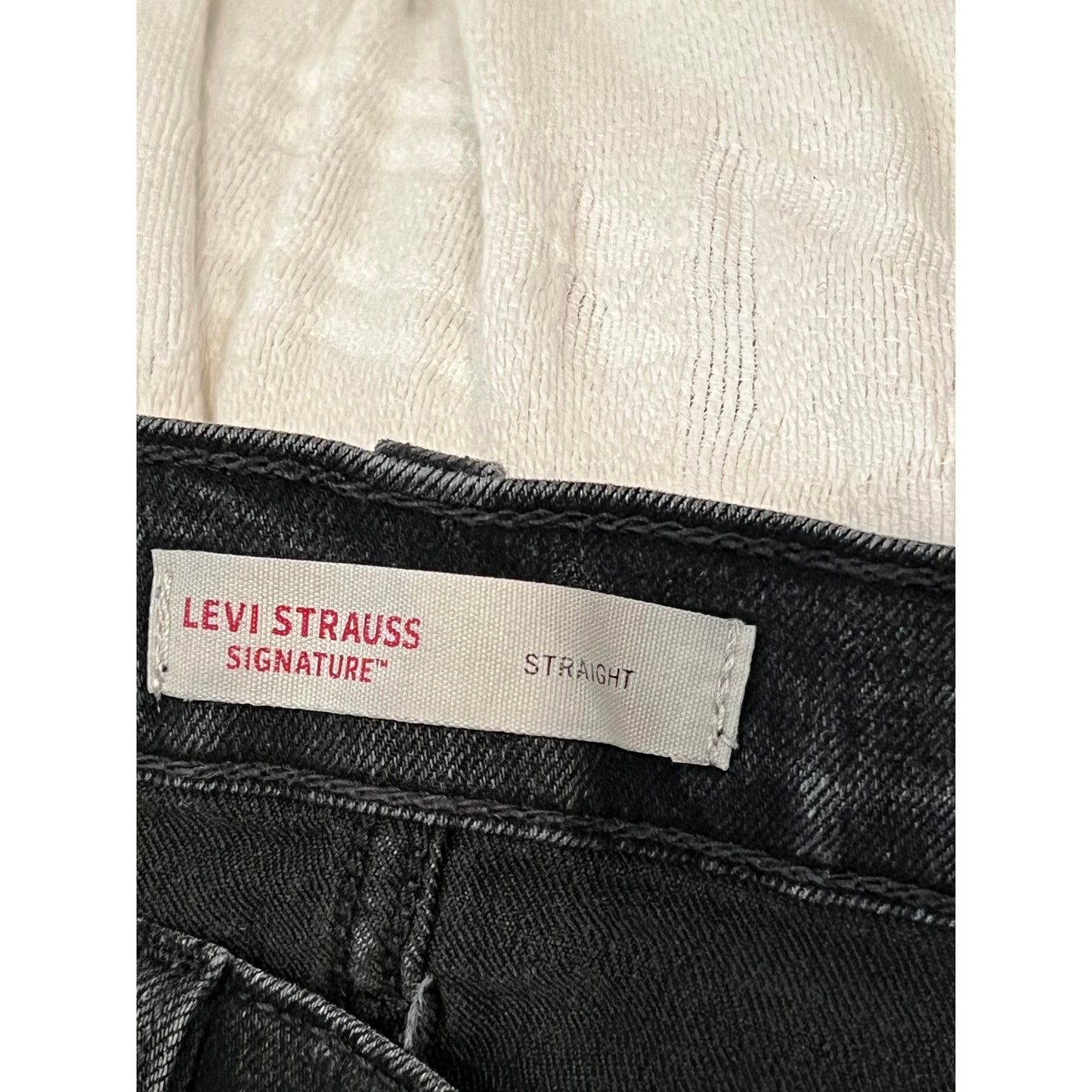 Levi's Signature Athletic Black Jeans Men 34x30