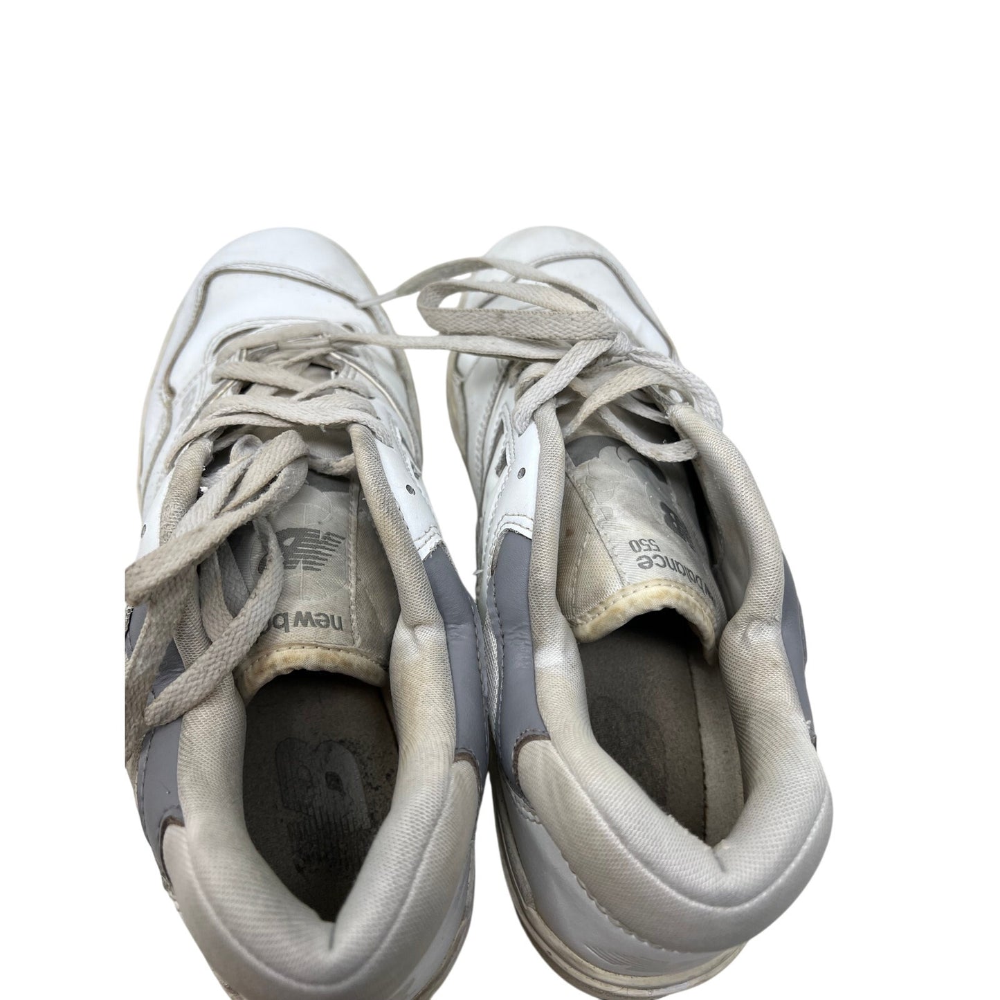 New Balance 550 White Shadow Grey Sneakers Mens 11.5