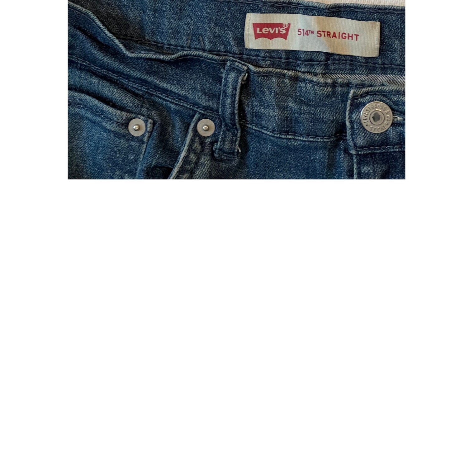 Levi's 514 Blue Jeans Straight Fit Womans 18Reg 29x29