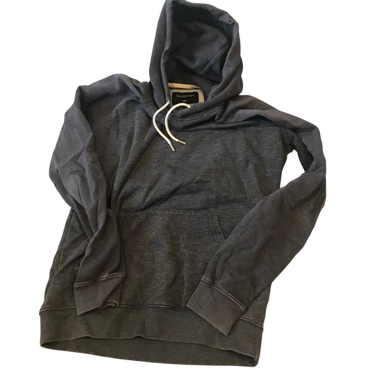 QuickSilver Grey Pull Over Hoodie Mens S