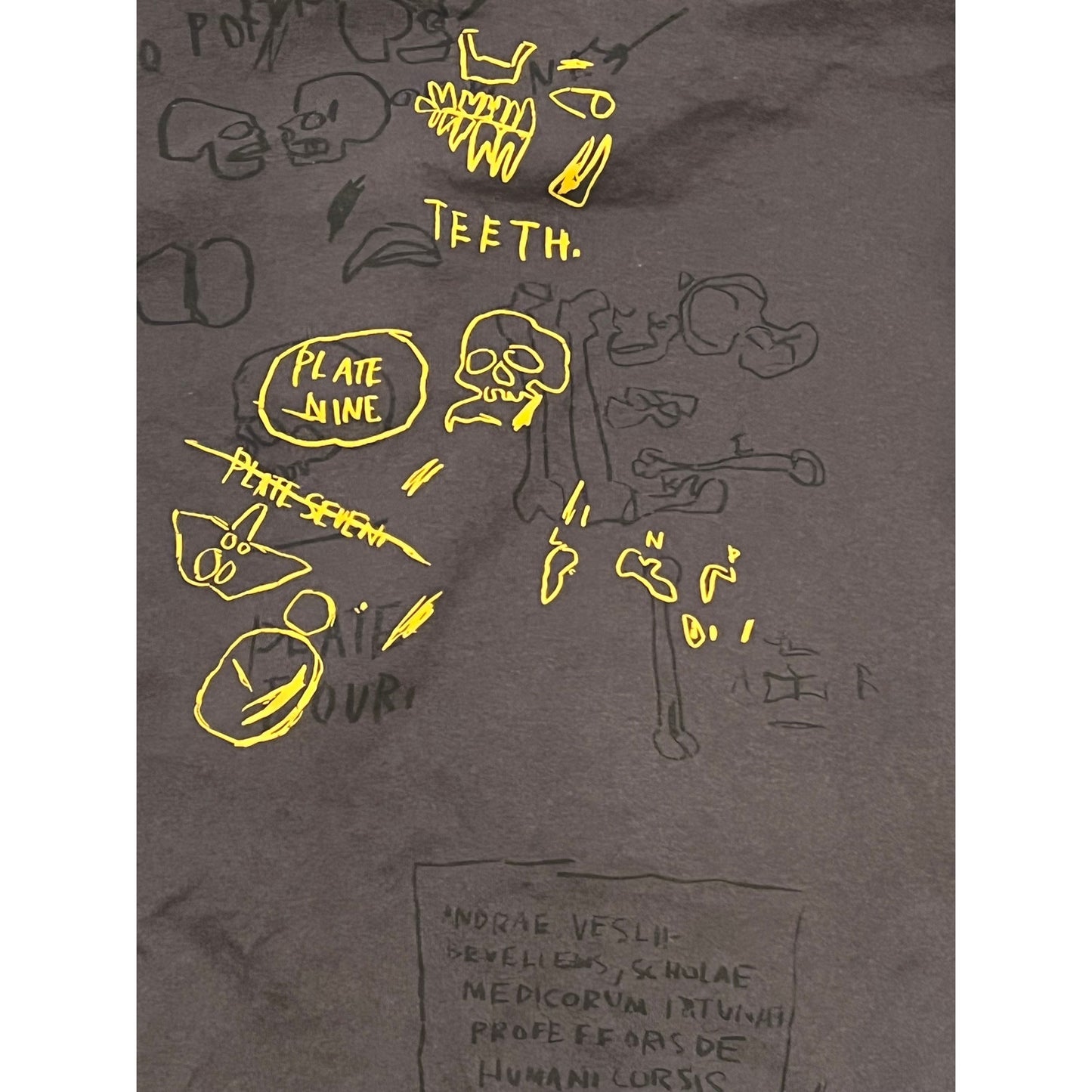 Uniqlo Jean-Michael Basquiat Beige Street T-Shirt Mens XL