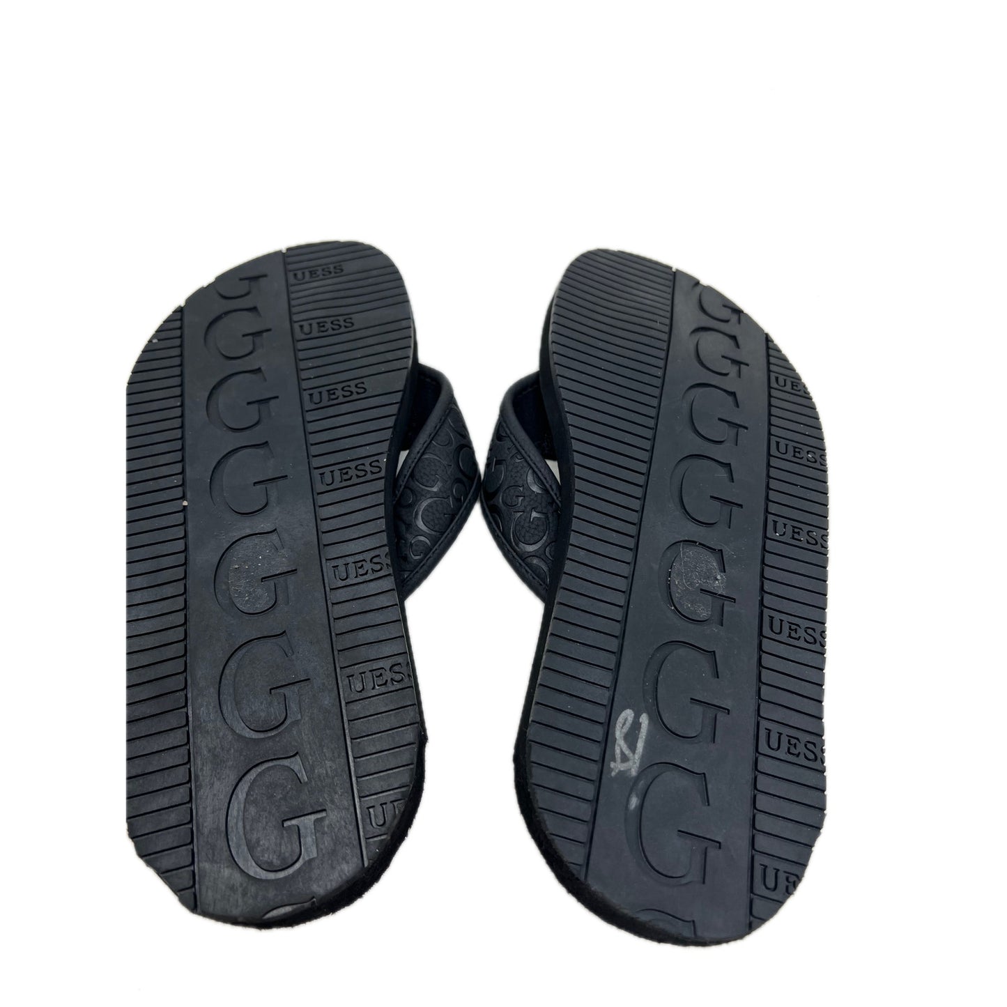 Sandalias Guess para hombre, talla 11, de color negro