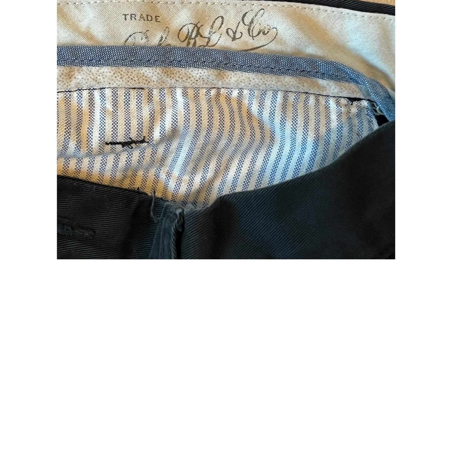 Polo Ralph Lauren Black Chino Pants Mens 36x34