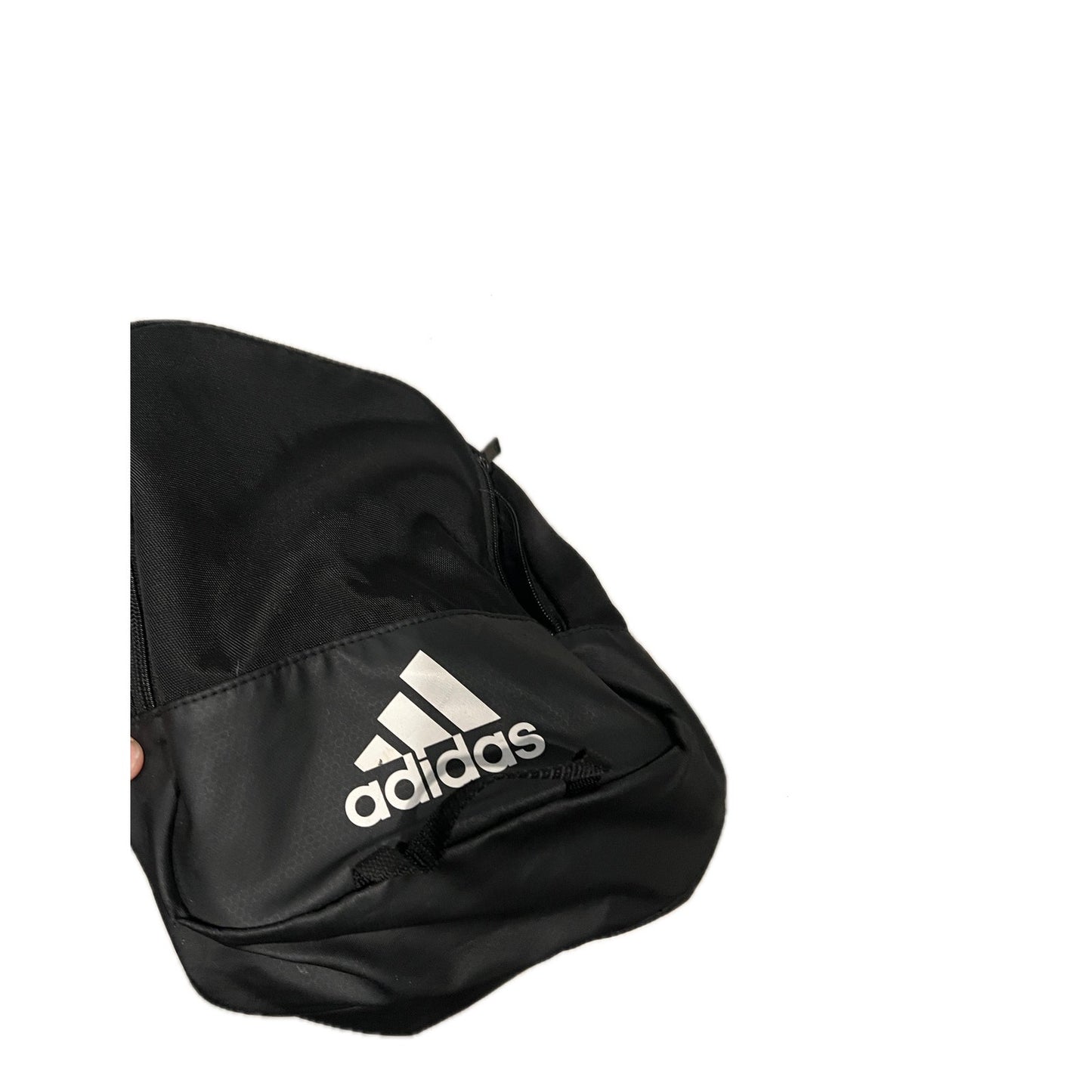 Adidas Defender Small White Black Gym Bag 18"x10"x10"