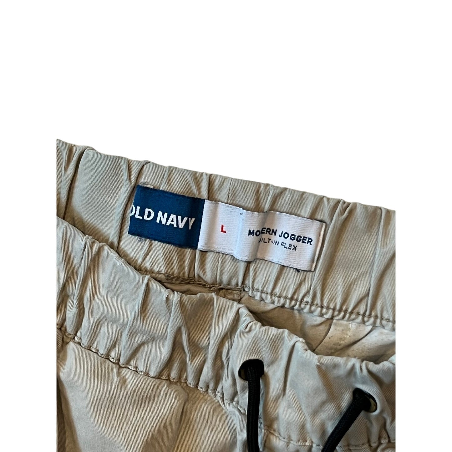 Old Navy Beige Cargo Modern Joggers Mens L