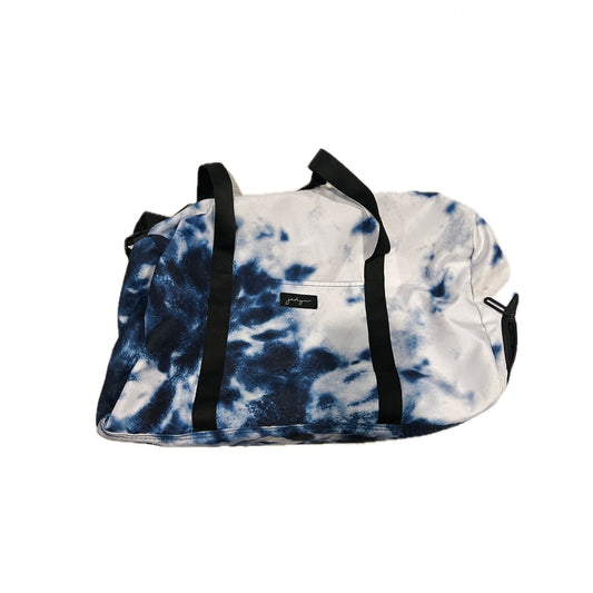 Blue White Tye Dye Gym Bag 18"x12"x10"
