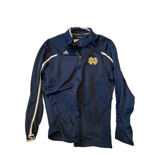 Adidas Vintage Notre Dame Climalite 1/4 Zip Mens L