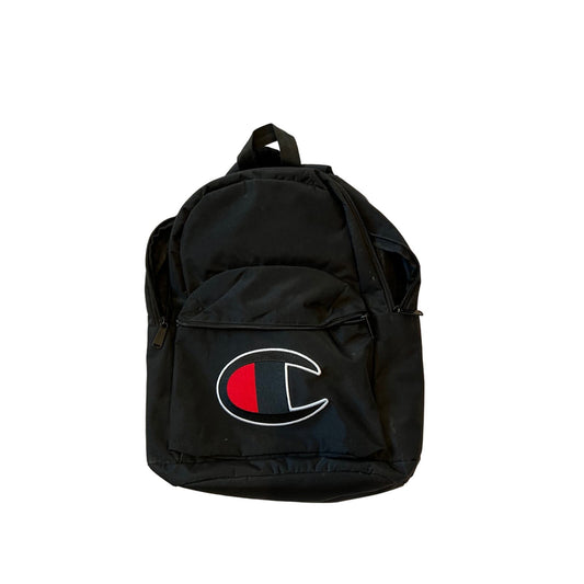 Champion Daily Black Logo Backpack