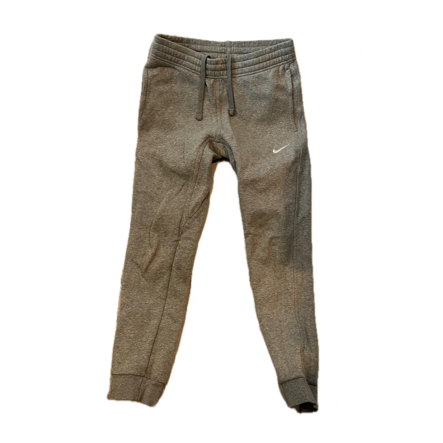 Pantalon de jogging Nike gris à revers aux chevilles pour homme, taille S