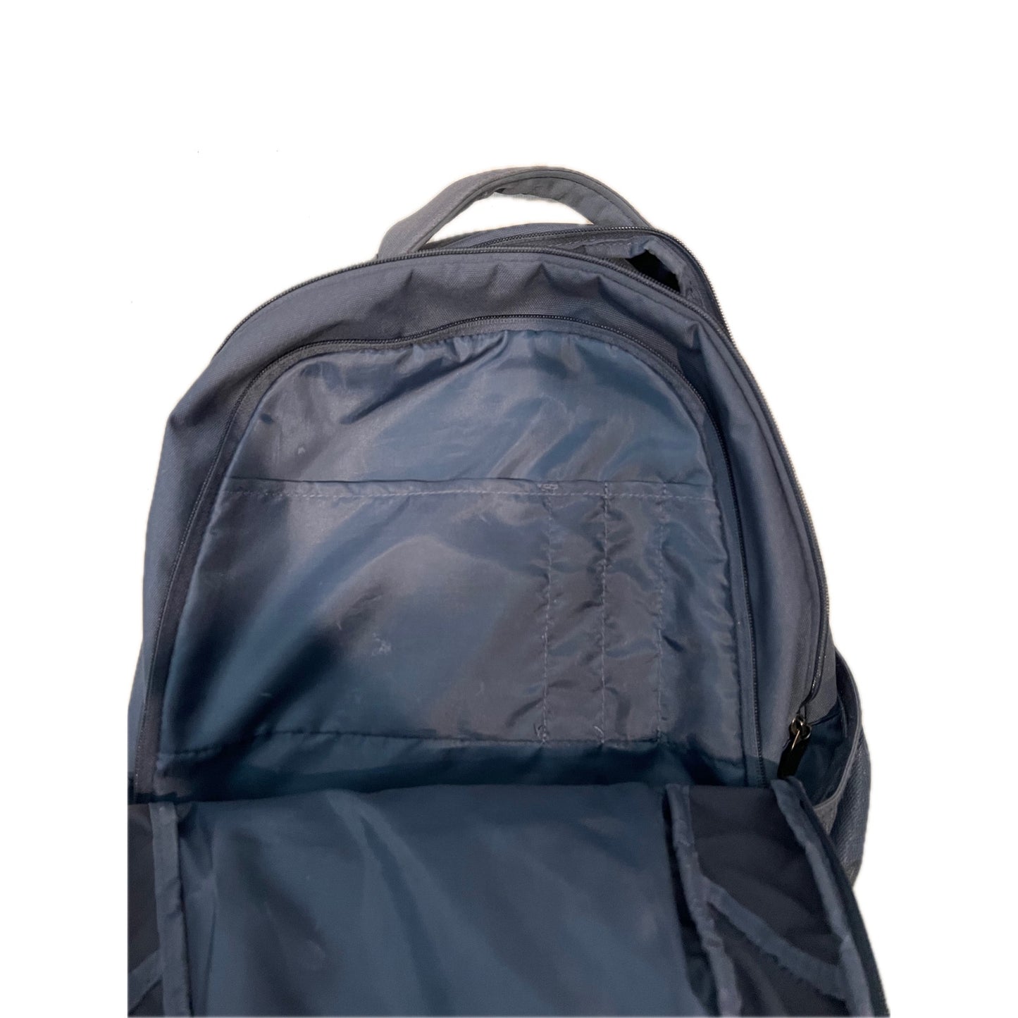 Under Armour Gray Blue Hustle 5.0 Backpack