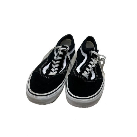 VANS Black Suede Shoes Mens 12 Style 721356