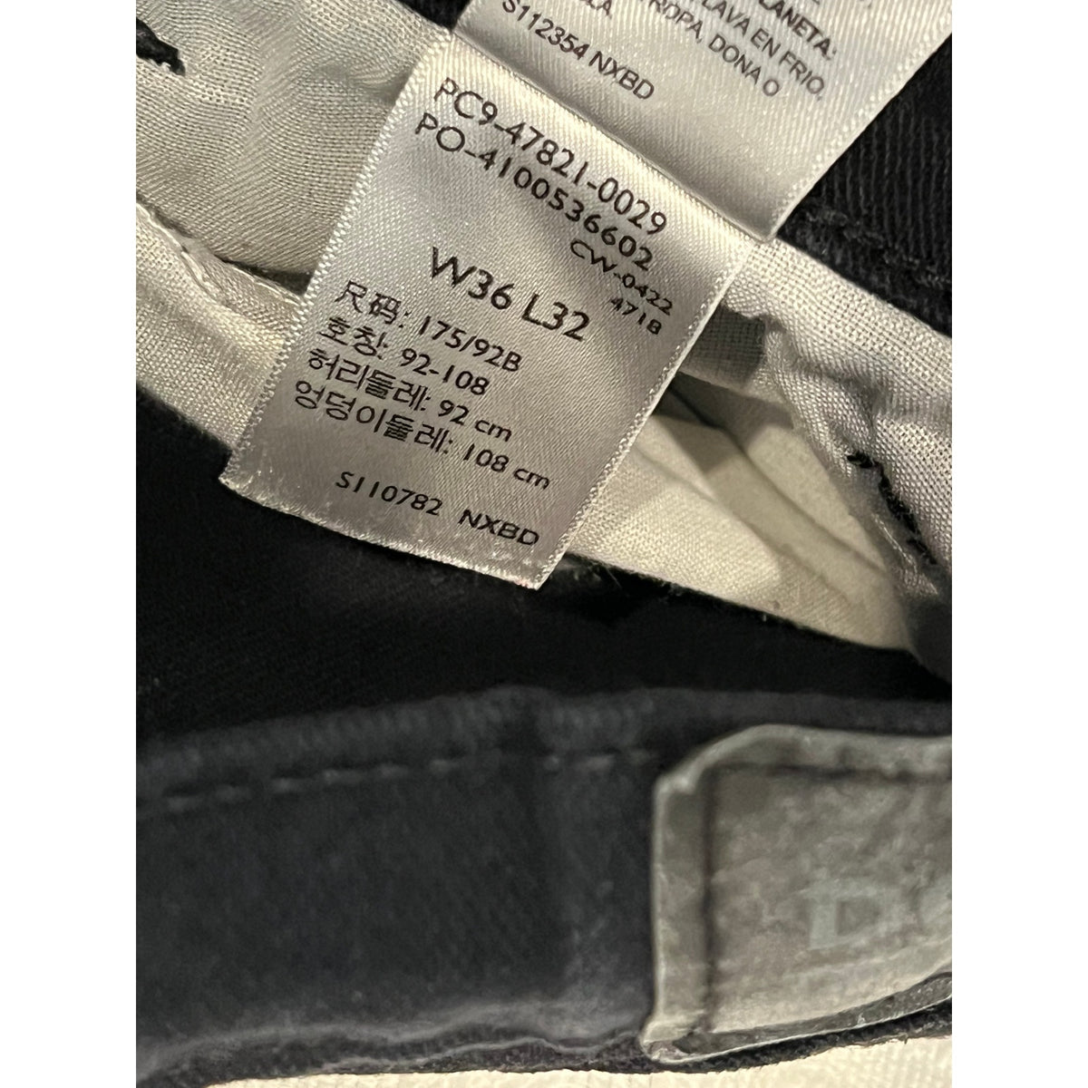 Denizen by Levi's 285 Relaxed Fit Jeans Black Men's 36x32