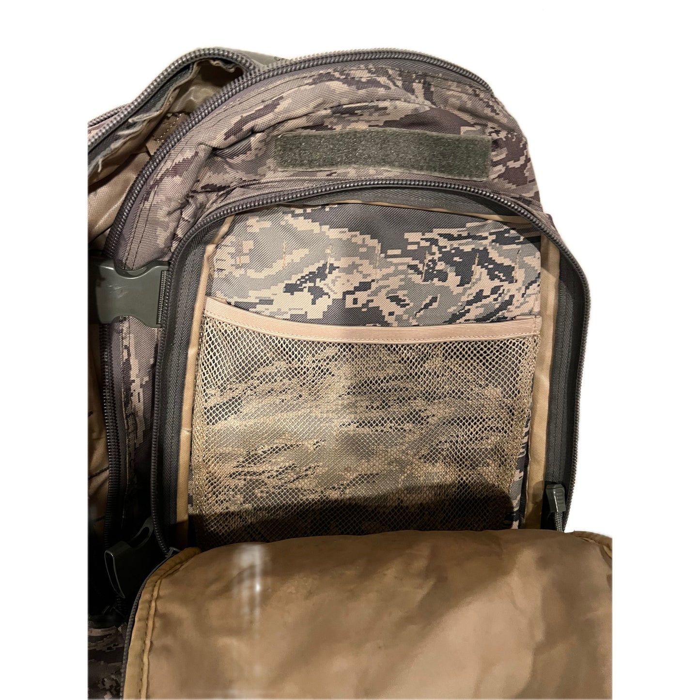 Mercury Green Brown Camo XL Tactical Backpack