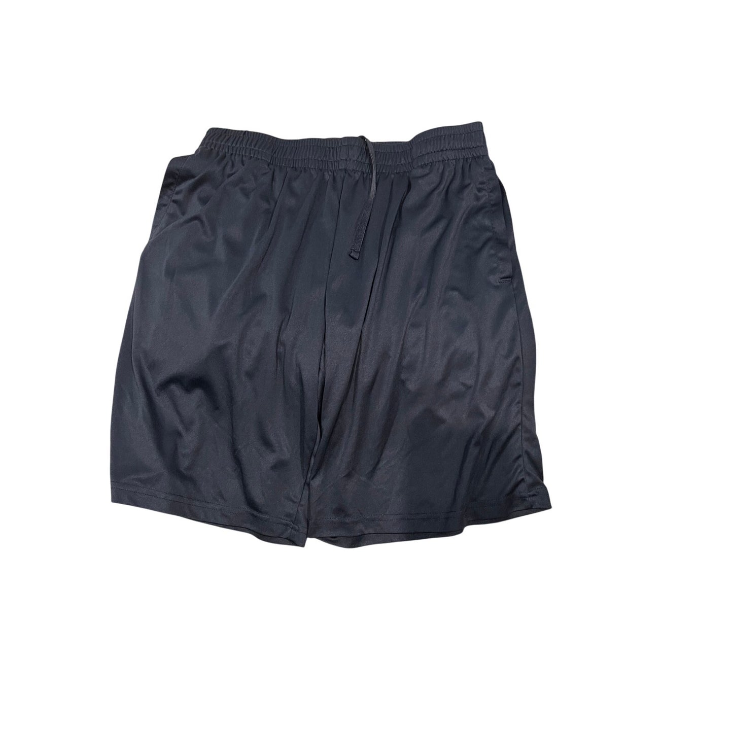 No Label Matte Black Gray Basketball Training Shorts Mens Large