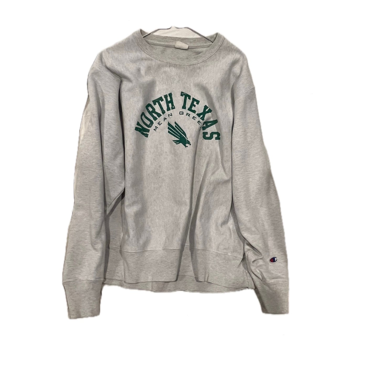 Champion North Texas Mean Green Crew Sweatshirt Mens L