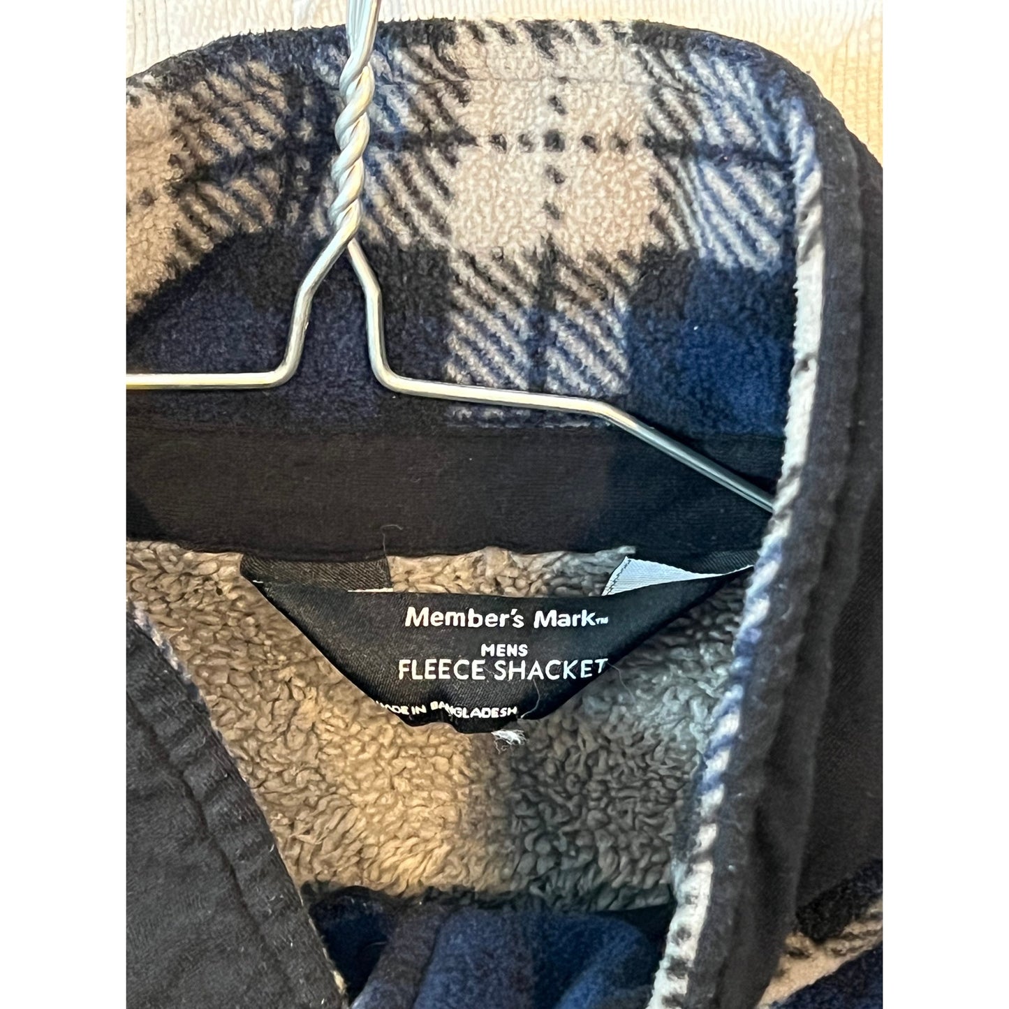 Veste chemise isolée en flanelle Member's Mark pour homme, taille M