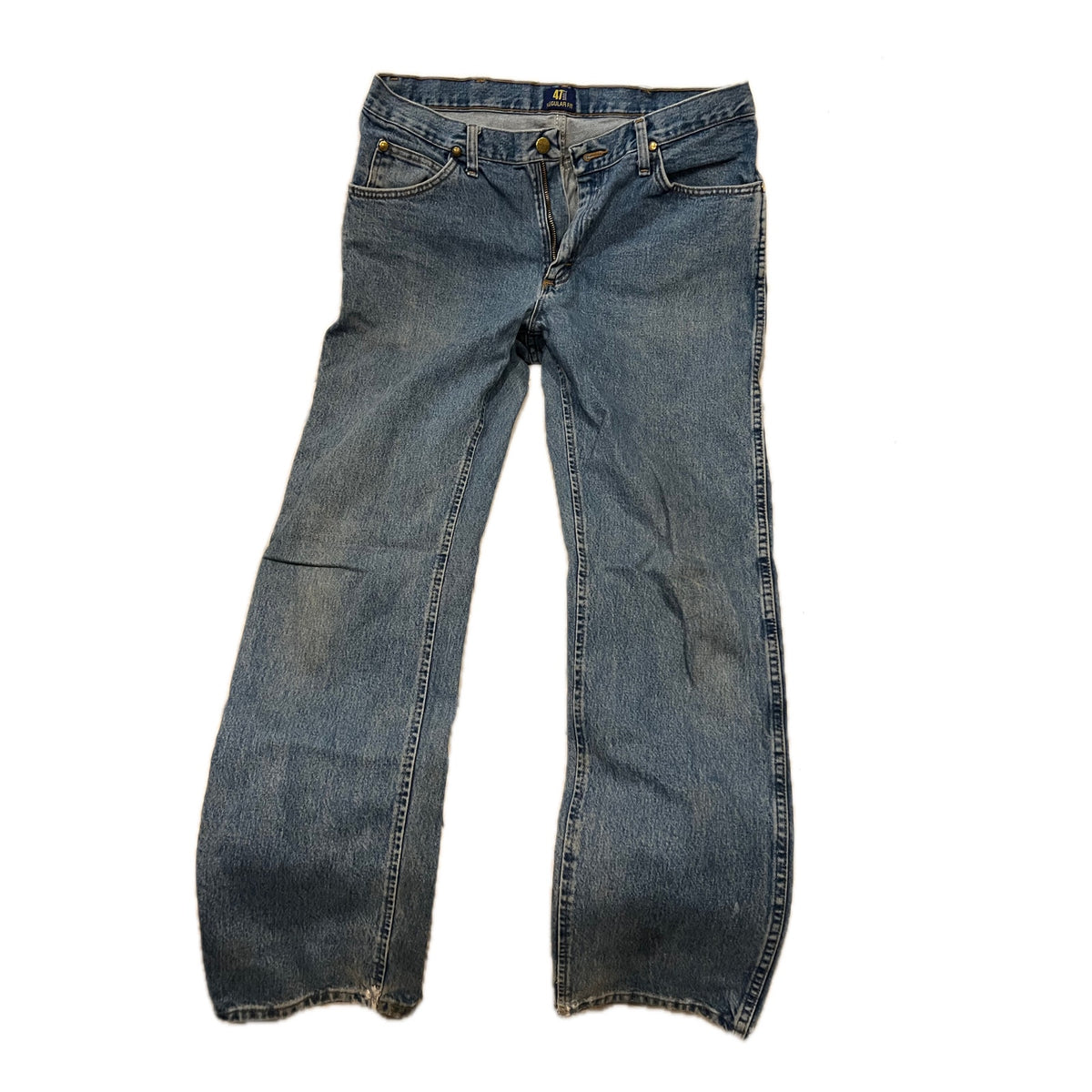 Wrangler 47MWZSW Regular Fit Blue Jeans Mens 34x34