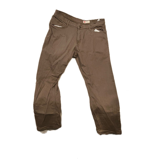 Wrangler Athletic Fit Jeans Beige/Brown 36x30