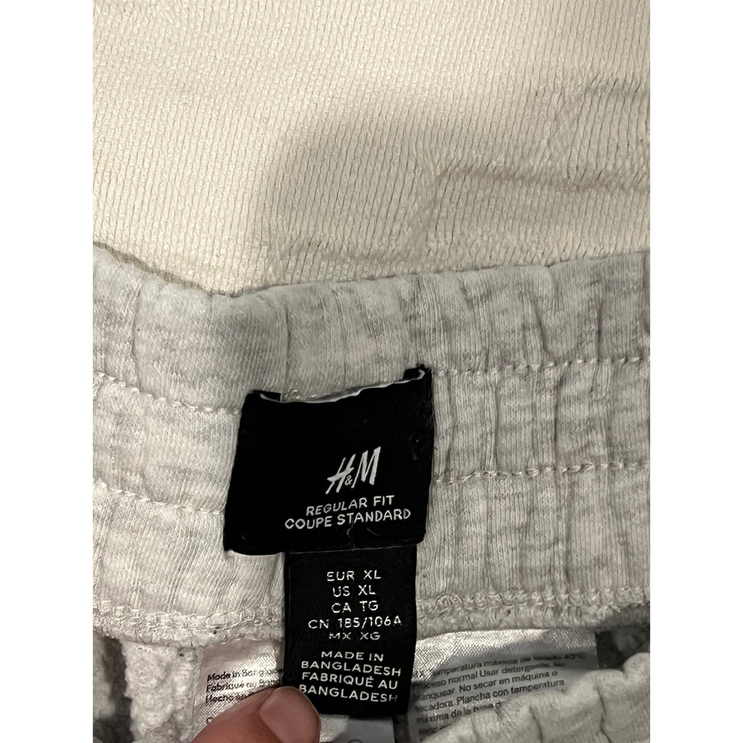 H&M Gray Regular Fit Sweat Shorts Mens XL