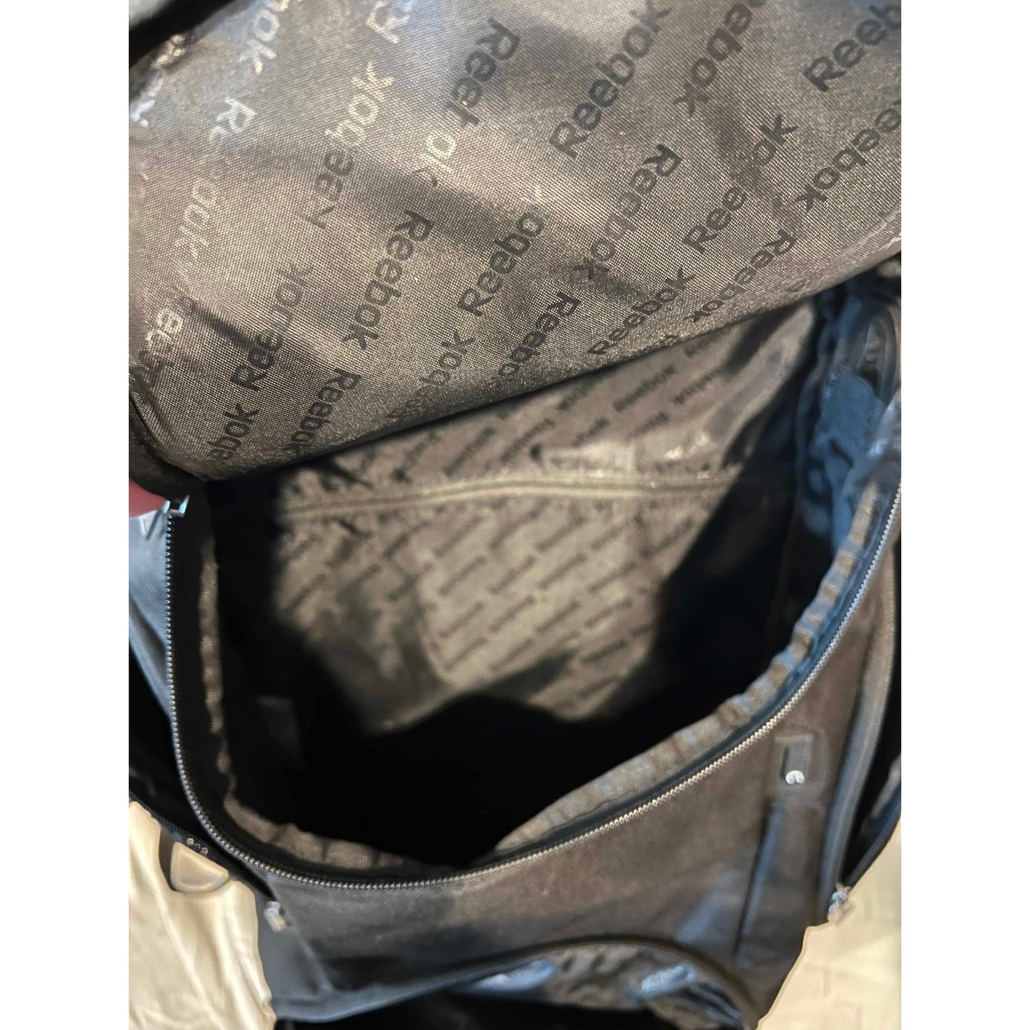 Reebok Top Loading Computer Black Backpack