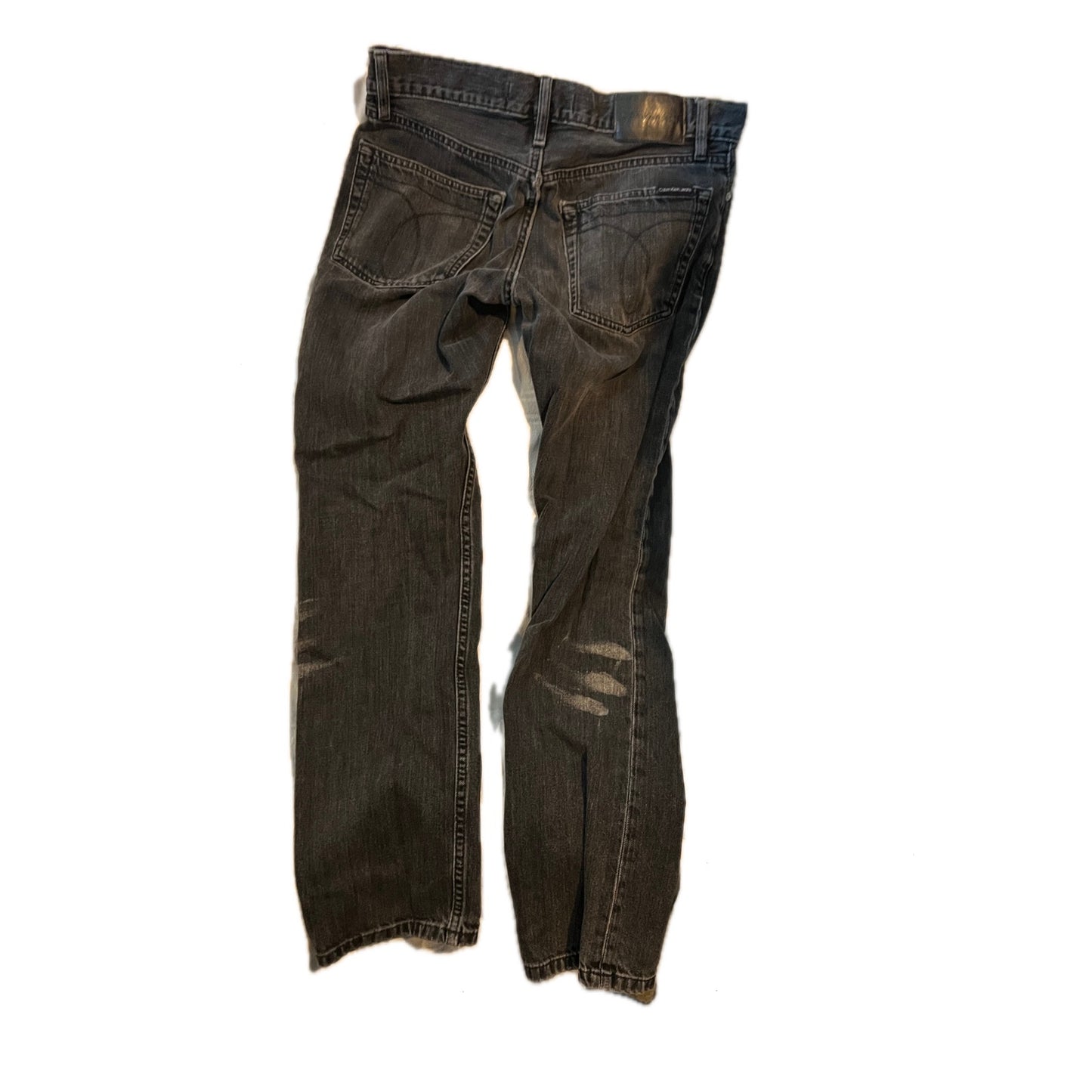 Calvin Klein Jean Coupe Droite Slim Noir Homme 29x30