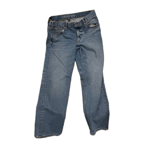 American Eagle High-Rise Straight Jeans Womans L (12)