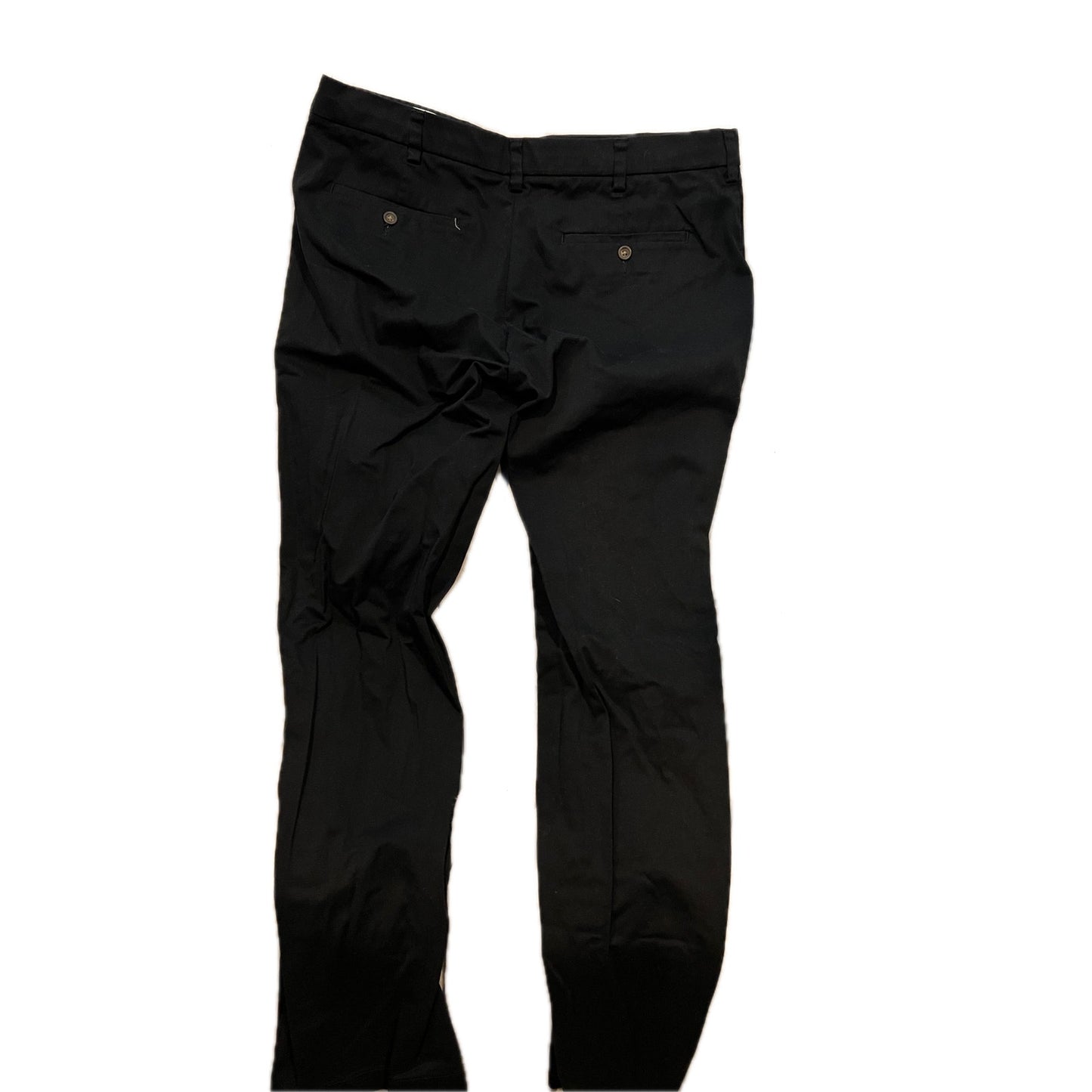 Pantalón de vestir George Black Flat Font Hombre 36x34