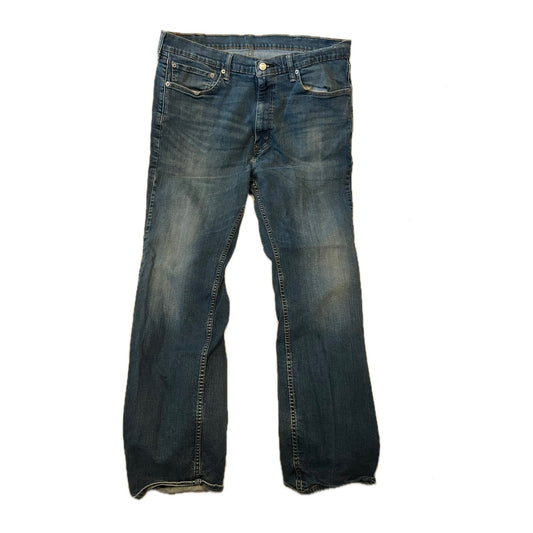 Levi's 505 Regular Straight Leg Blue Jeans Mens 38x34