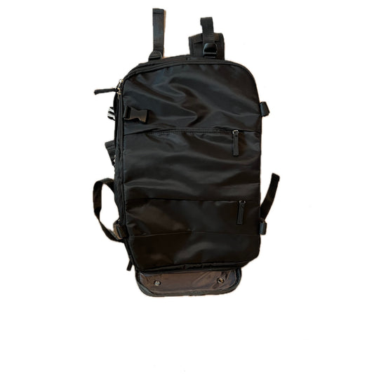Target Charging Clamshell Black Padded Charging Backpack