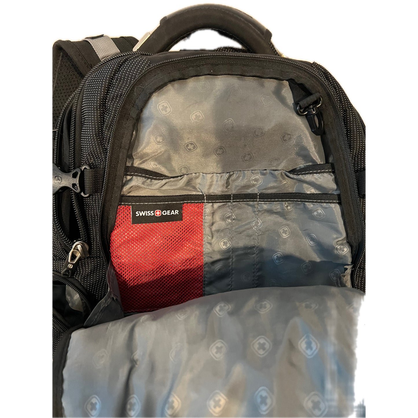 Swiss Gear Cecil Laptop Backpack Black Red